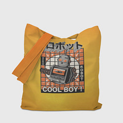 Сумка-шоппер Ретро робот cool boy