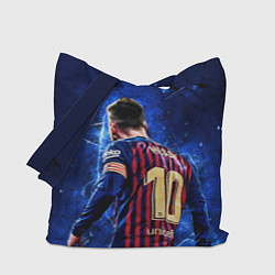 Сумка-шопер Leo Messi Лео Месси 10, цвет: 3D-принт