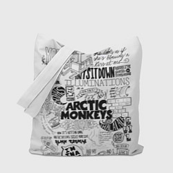 Сумка-шопер Arctic Monkeys, цвет: 3D-принт