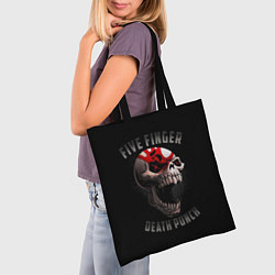 Сумка-шопер Five Finger Death Punch 5FDP, цвет: 3D-принт — фото 2