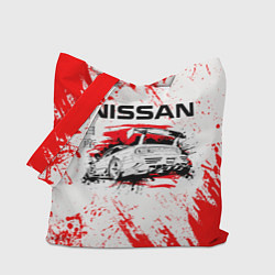 Сумка-шопер Nissan, цвет: 3D-принт
