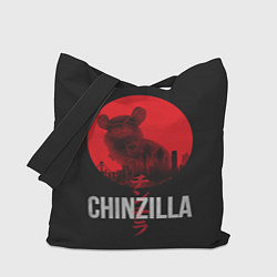 Сумка-шопер Chinzilla red, цвет: 3D-принт