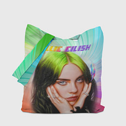 Сумка-шопер BILLIE EILISH БИЛЛИ АЙЛИШ Z, цвет: 3D-принт