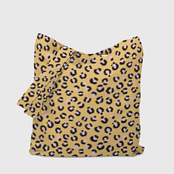 Сумка-шопер Желтый леопардовый принт, цвет: 3D-принт