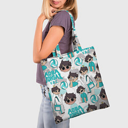 Сумка-шопер ТООРУ ОЙКАВА OIKAWA TORU, цвет: 3D-принт — фото 2