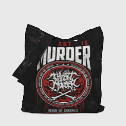 Сумка-шопер Thy Art Is Murder, цвет: 3D-принт