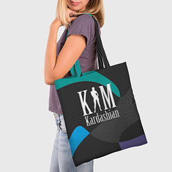 Сумка-шопер Ким Кардашьян, цвет: 3D-принт — фото 2
