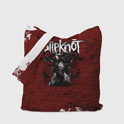 Сумка-шопер Слипкнот Гранж Slipknot Rock Goat, цвет: 3D-принт