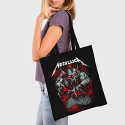 Сумка-шопер Metallica - Hardwired To Self-Destruct, цвет: 3D-принт — фото 2