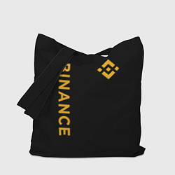 Сумка-шопер БИНАНС ЛОГО КАРБОН BINANCE LOGO, цвет: 3D-принт