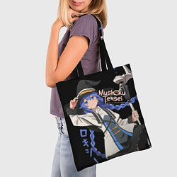 Сумка-шопер Реинкарнация безработного - Рокси Мигурдия, цвет: 3D-принт — фото 2