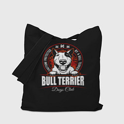 Сумка-шопер Бультерьер Bull Terrier, цвет: 3D-принт