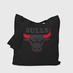 Сумка-шопер CHICAGO BULLS ЧИКАГО БУЛЛС ЯРОСТЬ БЫКА, цвет: 3D-принт