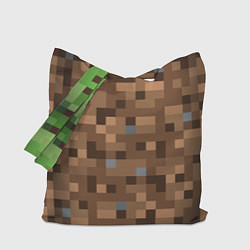 Сумка-шоппер ЗЕМЛЯ DIRT MINECRAFT