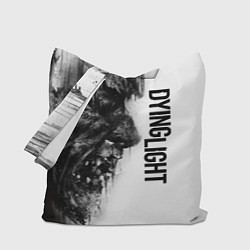 Сумка-шоппер DYING LIGHT BLACK & WHITE ZOMBIE FACE