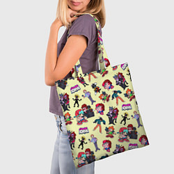 Сумка-шопер Friday Night Funkin - все герои, цвет: 3D-принт — фото 2