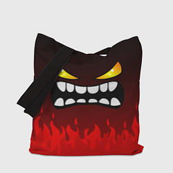 Сумка-шоппер Geometry Dash: Anger Smile