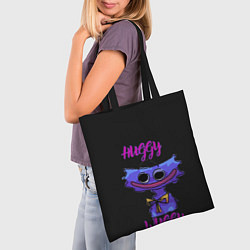Сумка-шопер Poppy Playtime: Huggy, цвет: 3D-принт — фото 2