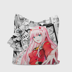 Сумка-шоппер Zero Two Зеро ту на манге фрейм