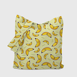 Сумка-шопер Банановый Бум, цвет: 3D-принт