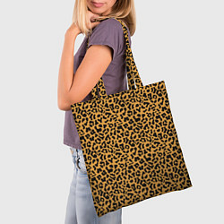 Сумка-шопер Леопард Leopard, цвет: 3D-принт — фото 2