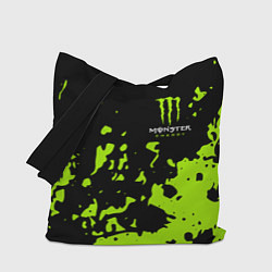 Сумка-шопер Monster Energy green, цвет: 3D-принт