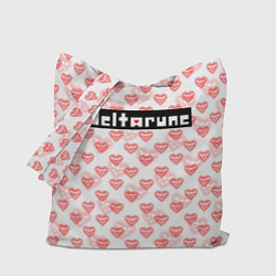 Сумка-шоппер DELTARUNE PATTERN LOGO