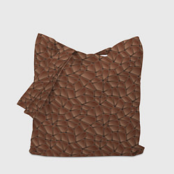 Сумка-шопер Шоколадная Текстура, цвет: 3D-принт