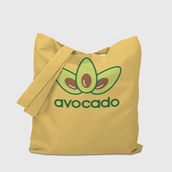 Сумка-шопер Avocado авокадо, цвет: 3D-принт