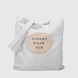 Сумка-шоппер Losers wear fur