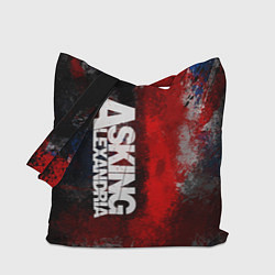 Сумка-шопер Asking Alexandria British, цвет: 3D-принт