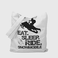 Сумка-шоппер EAT SLEEP RIDE SNOWMOBILE