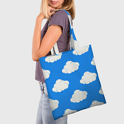 Сумка-шопер Облака на небе, цвет: 3D-принт — фото 2