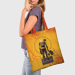 Сумка-шопер Командо с гитарой, цвет: 3D-принт — фото 2