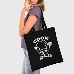 Сумка-шопер Cook old Старый повар Куколд, цвет: 3D-принт — фото 2