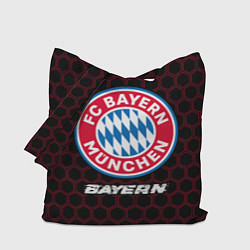 Сумка-шопер БАВАРИЯ Bayern Соты, цвет: 3D-принт