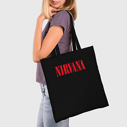 Сумка-шопер Nirvana in Red, цвет: 3D-принт — фото 2
