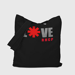 Сумка-шопер Love RHCP Red Hot Chili Peppers, цвет: 3D-принт