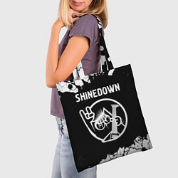 Сумка-шопер Shinedown КОТ Краска, цвет: 3D-принт — фото 2
