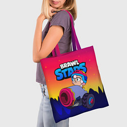 Сумка-шопер Bonnie Бонни Brawl Stars, цвет: 3D-принт — фото 2