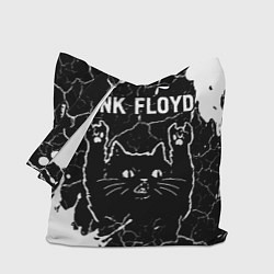 Сумка-шопер Pink Floyd Rock Cat, цвет: 3D-принт