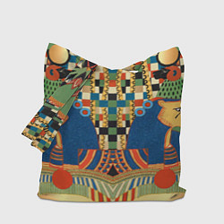 Сумка-шопер Египетский орнамент, цвет: 3D-принт