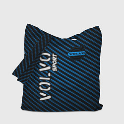 Сумка-шопер VOLVO Volvo Sport Карбон, цвет: 3D-принт