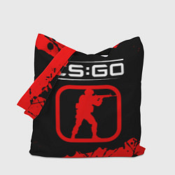 Сумка-шоппер CS:GO лого с линиями и спецназом