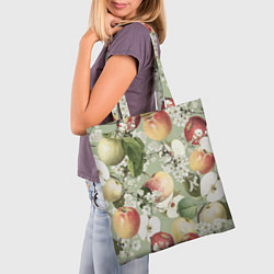 Сумка-шопер Яблочный Сад, цвет: 3D-принт — фото 2