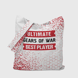 Сумка-шопер Gears of War: таблички Best Player и Ultimate, цвет: 3D-принт