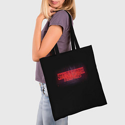 Сумка-шопер С логотипом Stranger Things, цвет: 3D-принт — фото 2
