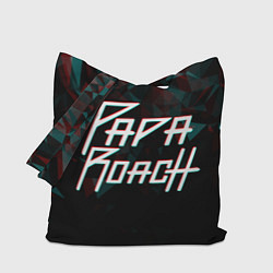 Сумка-шоппер Papa roach Glitch Big Logo