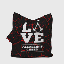 Сумка-шопер Assassins Creed Love Классика, цвет: 3D-принт