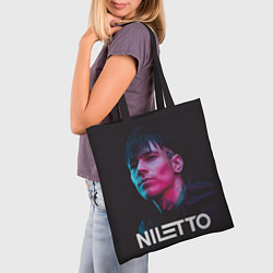 Сумка-шопер Нилетто - портрет, цвет: 3D-принт — фото 2